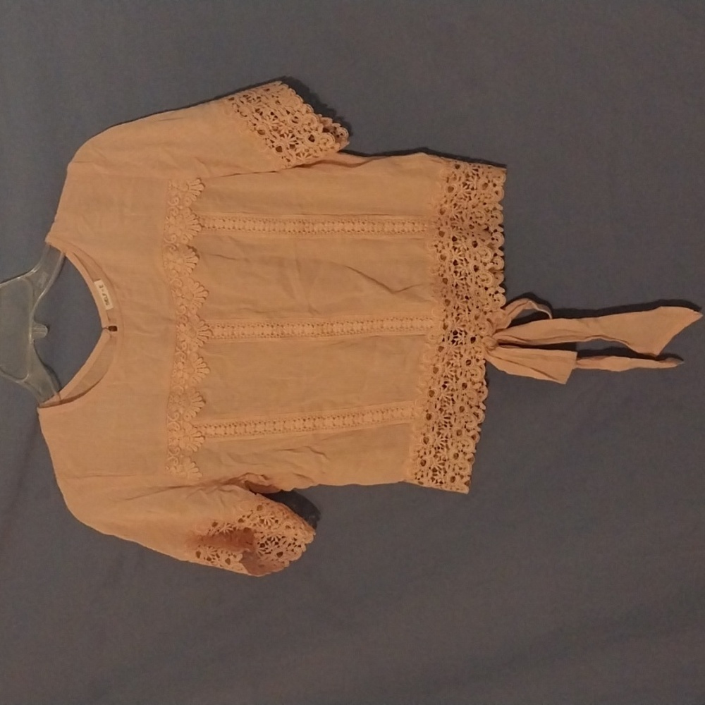 Women's Selfe pink short sleeve top size S